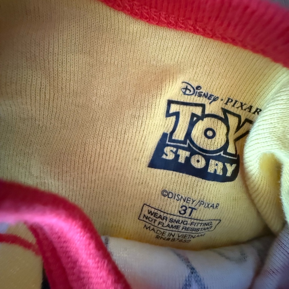 Woody and Buzz Toy Story Pajama Set 2T - Picture 2 of 3
